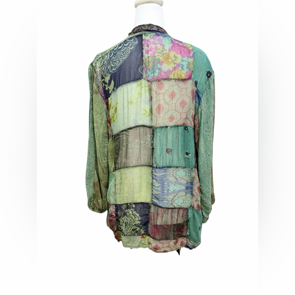 Young Threads Floral Patchwork Kimono - image 2